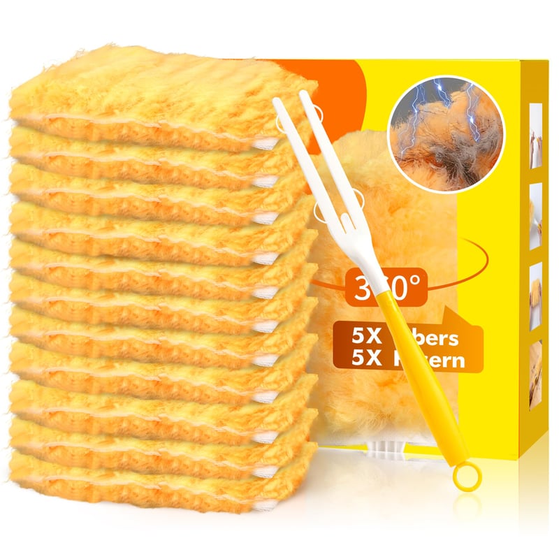 OGGRXOR pakiranje od 30 komada XXL zamjenskih krpa za prašinu kompatibilnih sa Swiffer Dusterom, set krpa za čišćenje i sakupljanje prašine