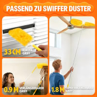 OGGRXOR pakiranje od 30 komada XXL zamjenskih krpa za prašinu kompatibilnih sa Swiffer Dusterom, set krpa za čišćenje i sakupljanje prašine 5