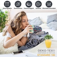 Ohano Vodotesný chránič matraca 160x200 cm, napínacia plachta, tmavosivá, priedušný, ochrana proti inkontinencii, poťah na matrac, ochrana proti vlhkosti, na všetky ročné obdobia 2