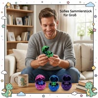 Colecție de 4 ouă de dragon OhebEsx, ouă de dragon surpriză cu dragoni în miniatură 6