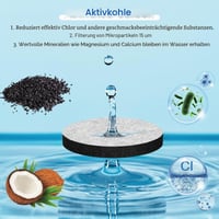 OHFAMO 12 bucăți MicroDisc Filtru de apă compatibil cu sticlele Brita Fill&Go, discuri de filtrare ambalate individual, împotriva clorului și microparticulelor 4