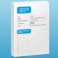 OHFAMO 12 bucăți MicroDisc Filtru de apă compatibil cu sticlele Brita Fill&Go, discuri de filtrare ambalate individual, împotriva clorului și microparticulelor 8