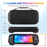 OHIYO Nintendo Switch 2 hordtáska 20 kártyahellyel - fekete 2