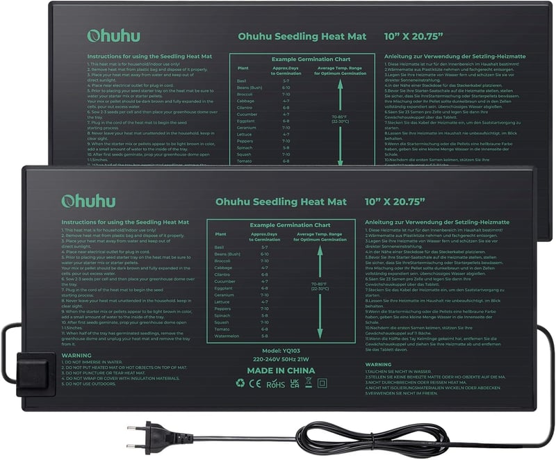 Ohuhu Fűtőpad - Elektromos Melegítő Szőnyeg Otthonhoz