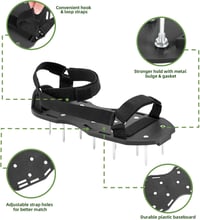 Ohuhu Szellőztetőcipő Tüskés Talp Velcro Rögzítéssel Kerthez 5