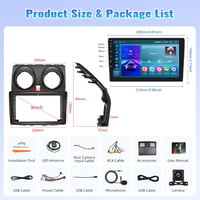 OiLiehu 2G+64G Android 13 Autórádió Nissan Qashqai J10 2006-2013 9" Kijelzővel 9