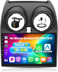 OiLiehu 2G+64G Android 13 Autórádió Nissan Qashqai J10 2006-2013 9" Kijelzővel 1
