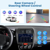 OiLiehu Android 13 4+64G 10,1" dupla DIN autórádió CarPlay Bluetooth GPS WiFi kormányvezérléssel Mitsubishi ASX 1 Peugeot 4008 Citroen C4 to 6
