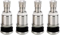 OioTuyi 4db Univerzális Fém Autó Gumiabroncs Szelep 11.3mm Ezüst 5