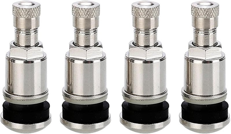 OioTuyi 4db Univerzális Fém Autó Gumiabroncs Szelep 11.3mm Ezüst