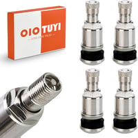 OioTuyi 4db Univerzális Fém Autó Gumiabroncs Szelep 11.3mm Ezüst 1