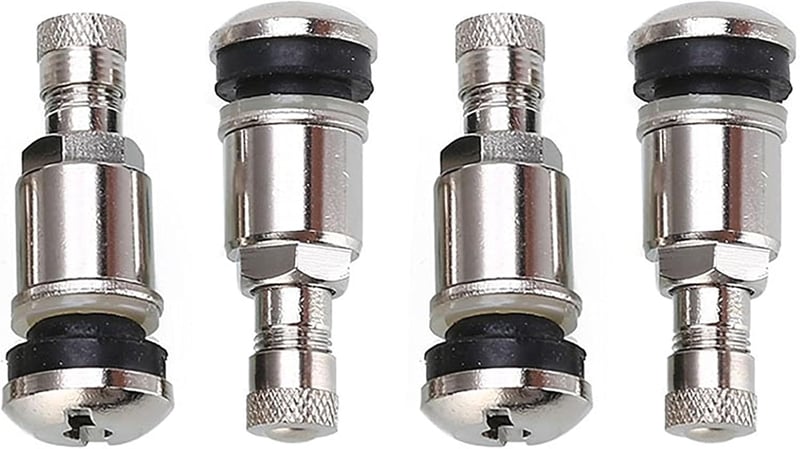 OioTuyi 4db Univerzális Fém Autó Gumiabroncs Szelep 11.3mm Ezüst