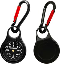 OioTuyi Mini Iránytű Karabiner, Robusztus Kulcstartó Iránytű Kempingezéshez és Túrázáshoz 2
