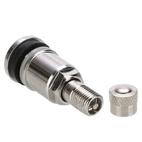Univerzálny kovový ventil na pneumatiky OioTuyi 11,3 mm - strieborný - 4 ks 2