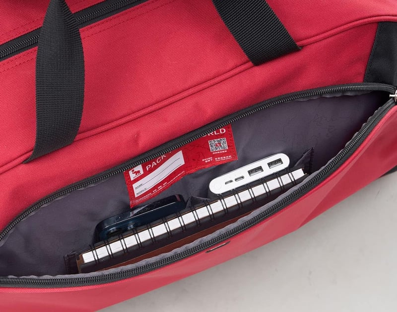 OIWAS 55L+10L Unisex Vintage Utazótáska Kerekes Bőrönd - Nagy Méretű Gurulós Táska Hétvégi Kirándulásokhoz, Repülős Utakhoz