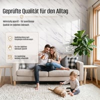 OJTOJT Mramorová nálepka na obkladačky, 10 ks, Samolepiaci obklad na kuchynskú zástenu a do kúpeľne, 60 x 30 cm, Vodoodolná, Oblačne biela 4