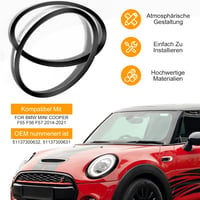 OJTOJT Mini Cooper F55 F56 F57 fényszóró díszgyűrű szett fekete 2014-2021 5