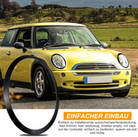 OJTOJT Mini Cooper F55 F56 F57 fényszóró díszgyűrű szett fekete 2014-2021 4