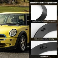 OJTOJT Mini Cooper F55 F56 F57 fényszóró díszgyűrű szett fekete 2014-2021 2