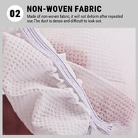 OKBY 10 db Porszívó Porzsák - Tartós Nem Szőtt Anyagú Cserezsákok Körömporszívókhoz - LXCD-2 Modell 5