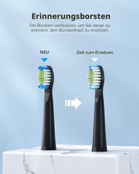 OKMIMO Sonic elektromos fogkefe felnőtteknek 4 cserélhető fogkefefejjel 5