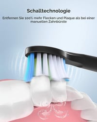 OKMIMO Sonic elektromos fogkefe felnőtteknek 4 cserélhető fogkefefejjel 7