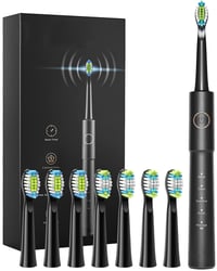 OKMIMO Sonic elektromos fogkefe felnőtteknek 4 cserélhető fogkefefejjel 1