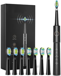 OKMIMO Sonic elektromos fogkefe felnőtteknek 4 cserélhető fogkefefejjel 2
