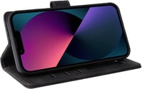 OKZone Google Pixel 6 mágneses flip tok, műbőr, kártyatartóval és kitámasztóval - fekete 5