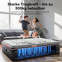 OlarHike Önfelfújó Légágy 140x200 cm, 2 Személyes Vendégágy Kempinghez 3