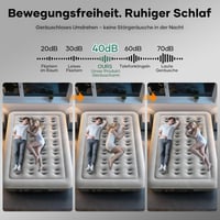 OlarHike Önfelfújó Légágy 140x200 cm, 2 Személyes Vendégágy Kempinghez 8
