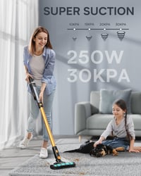 OLAYMEY R-45 Akkumulátoros Porszívó 30000Pa Szívóerő 250W 70 Perc Üzemidő Csendes Vezeték Nélküli Állat Szőr Kemény Padló Szőnyeg 2