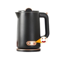 Električno kuhalo za vodu OLEGA ALG-XL68 1800W, 1,8L, nehrđajući čelik 304 - crno 1