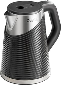 OLEGA Elektromos Vízforraló 1800W 1.8L Rozsdamentes Acél Dupla Falú Gyors Felmelegítés 1