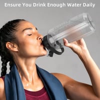 Olerd 2 Literes Ivópalack Gyümölcsszűrővel - 2100ml BPA-mentes Kulacs Fogantyúval, Szivárgásmentes Sportpalack Túrázáshoz, Edzéshez, Kerékpá 6