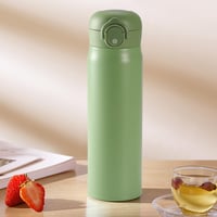 Olerd 500ml rozsdamentes acél termosz palack Fekete - hideg meleg italtartó 7