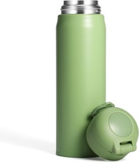 Olerd 500ml rozsdamentes acél termosz palack Fekete - hideg meleg italtartó 1