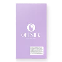 OLESILK Mască de dormit din mătase - Mărime mare, reglabilă, albastru închis, pentru bărbați și femei 1