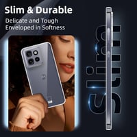 Priehľadný silikónový kryt Olgary pre Motorola Edge 60 Neo / 50 Neo – číry 7