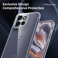 Priehľadný silikónový kryt Olgary pre Motorola Edge 60 Neo / 50 Neo – číry 2