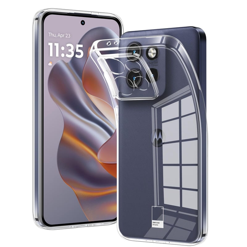 Priehľadný silikónový kryt Olgary pre Motorola Edge 60 Neo / 50 Neo – číry