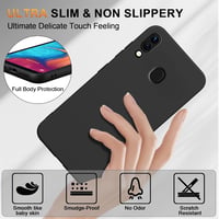 Olgary Samsung Galaxy A20e szilikon TPU tok - fekete 5
