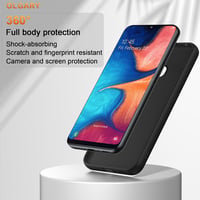 Olgary Samsung Galaxy A20e szilikon TPU tok - fekete 3