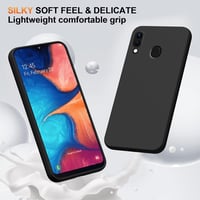 Olgary Samsung Galaxy A20e szilikon TPU tok - fekete 2