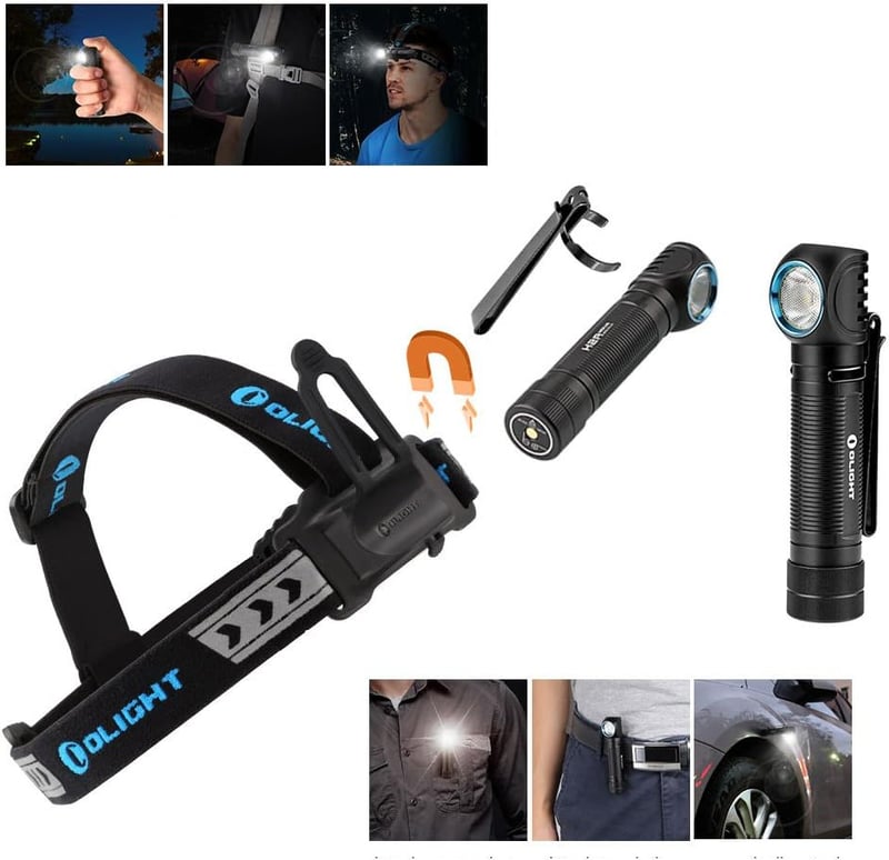 Olight H2R Nova LED fejlámpa 2300 lumen, 18650 akkumulátor, 5 fokozat, kerékpár camping túrázás