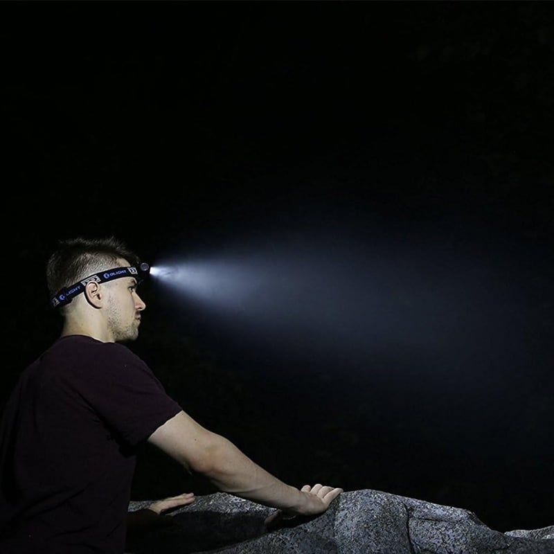 Olight H2R Nova LED fejlámpa 2300 lumen, 18650 akkumulátor, 5 fokozat, kerékpár camping túrázás