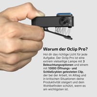 OLIGHT Oclip Pro Mini LED zseblámpa USB-C töltéssel, 500 lm fényerő 5