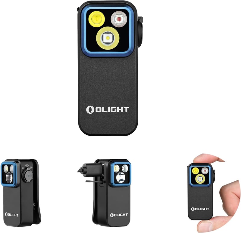 OLIGHT Oclip Pro Mini LED zseblámpa USB-C töltéssel, 500 lm fényerő