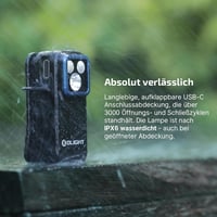 OLIGHT Oclip Pro Mini LED zseblámpa USB-C töltéssel, 500 lm fényerő 8