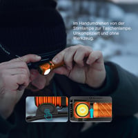 OLIGHT Perun 3 Mini fejlámpa 1250 lumen, vízálló, piros fény, 8 mód - Orange 4